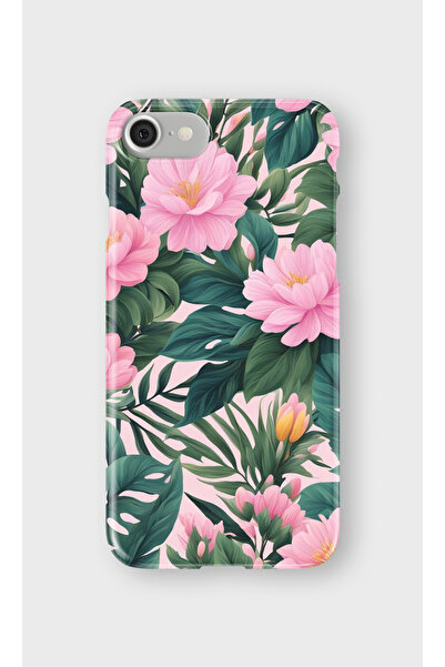 lelia حافظة هاتف شفافة متوافقة مع هاتف iPhone 7 مطبوع |   المجموعة: فلورالوكس...