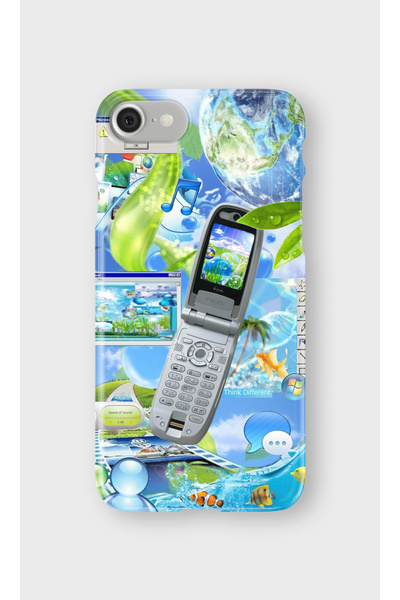 lelia حافظة هاتف شفافة متوافقة مع iPhone SE مطبوع |   المجموعة: إيرو جلاس ميراج