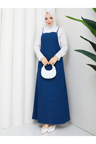 RACE FASHİON Denim Jeans Jile & Salopet Suspender Dress Rc6029