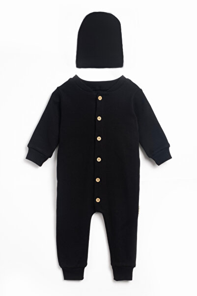 Vauva Baby Girl Boy Romper Long Sleeve Beret Embroidered Ribbed Knit Rompers