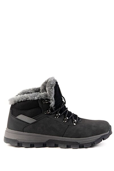 Kinetix Int Ps-Mc-2000431Z Men's Black Shearling Outdoor Boots