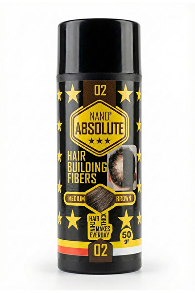 mirenza cosmetic 50 gr Saç Kapatıcı Dolgunlaştırıcı Toz Topik Orta Kahve Hair...