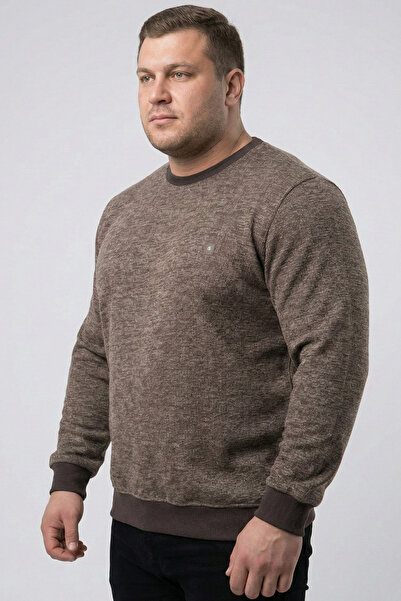 TANİŞ GİYİM Battal Large Size Zero Necklace Decorated Without Pocket Selanik