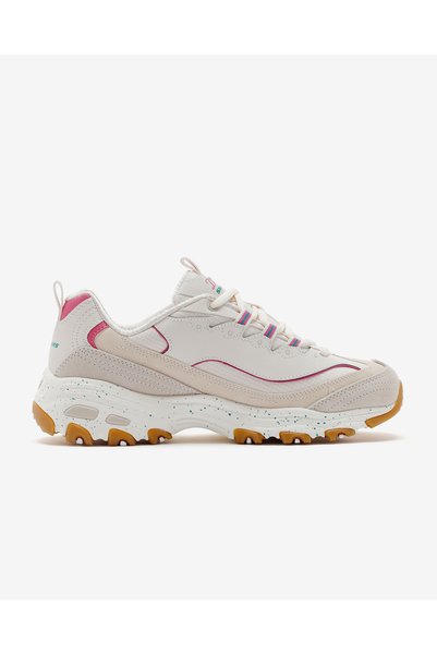 SKECHERS D'Lites - Bold Views Women's Natural/Multi Sneakers 149589 NMLT