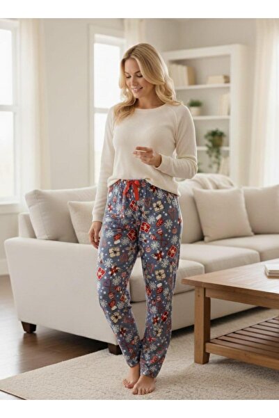 Pemilo Women's Patterned Suede Single Bottom