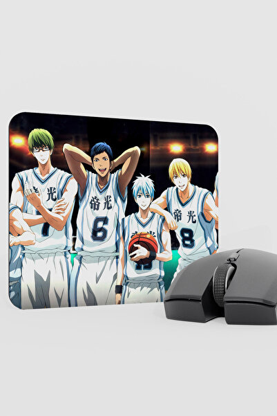 mousepad bastir Kuroko no Basket Anime V1 - 22X18 وسادة ماوس مطاطية للألعاب غ...