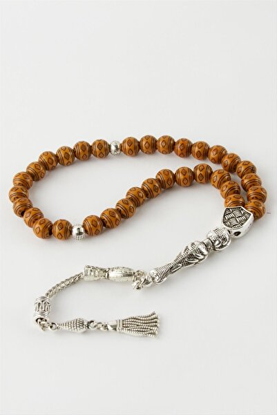 OSENSE سبحة خشب البامبو المطرزة 8 مم