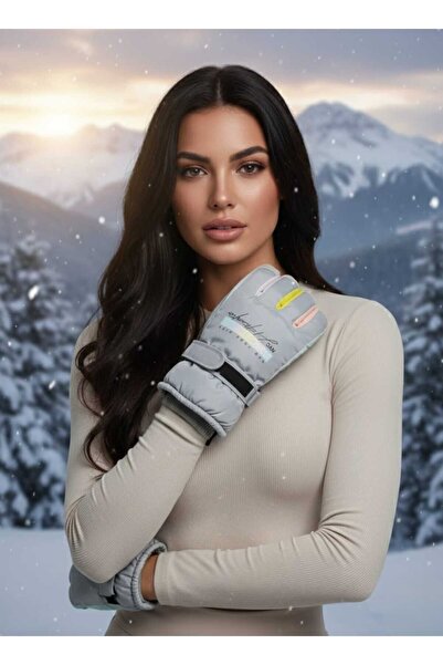 REBBEX قفازات نسائية شتوية من مدينة نيويورك مبطنة بالقطيفة ومقاومة للماء