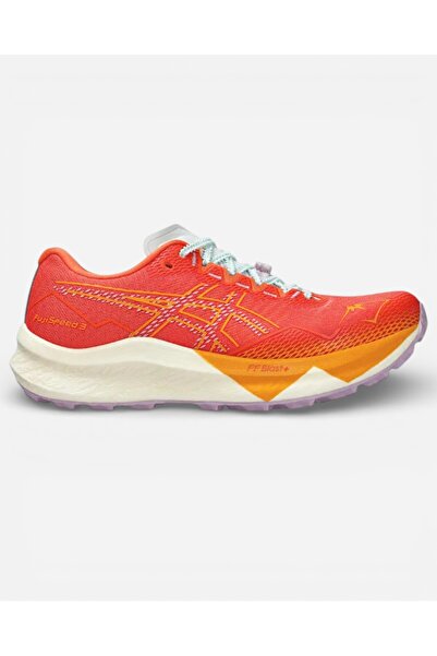 Asics FUJI SPEED 3 Kadın Gri-Pembe Outdoor Koşu Ayakkabısı 1012B689-800
