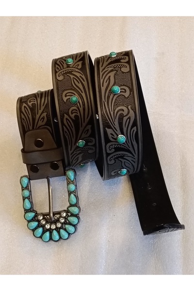 Butik Tülin Women's Authentic Faux Leather Gray Leaf Printed Metallic Shiny B...