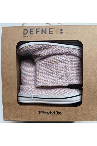 Defne İlk Adım Bebek Patiği Kutulu Newborn