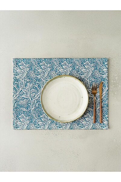Markaev Blue Spring Cotton 4-Piece American Dinner Set
