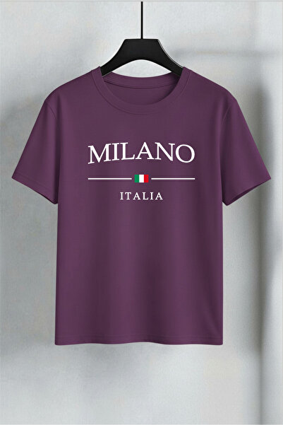 uyguntarz Μπλουζάκι Unisex Milano Italia με τύπωμα Design