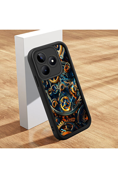 Hontinga حافظة هاتف من السيليكون الناعم المتوافقة مع هاتف Realme Note 50، نمط...