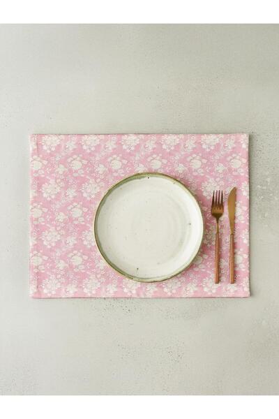 Markaev Pink Botanica Nostalgia Cotton 4-Piece American Dinner Set