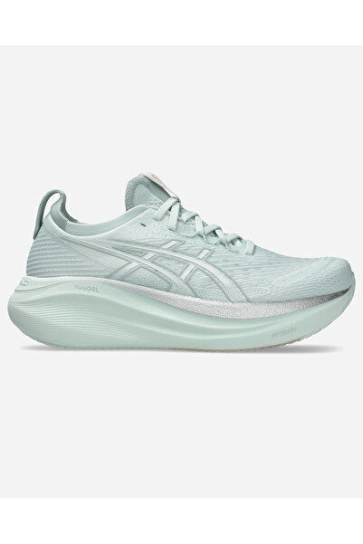 Asics حذاء الجري الأخضر للنساء GEL-NIMBUS 27 1012B753-300