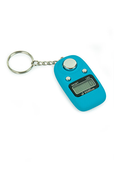 ihvan online Lighted Keychain Zikirmatik Digital Prayer Beads - Blue