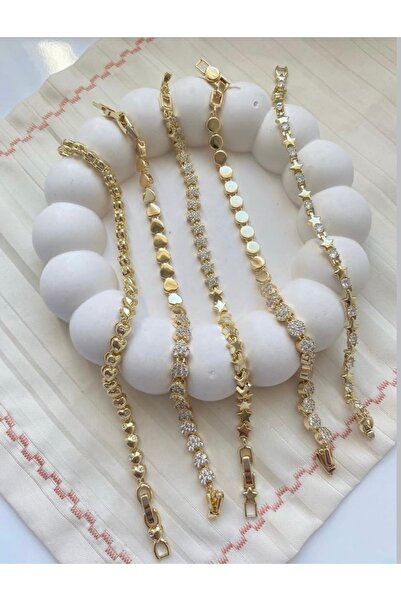 İnci Zirkon Taşlı Bileklik Modelleri 1 Adet