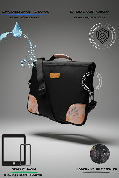 Moserini Omuz Askılı iPad Pro 6.Nesil 12.9”/ 7.Nesil 13”/ Air M2 Uyumlu Table...