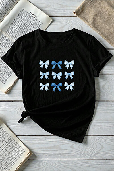 trendypassion Tricou unisex cu design imprimat cu panglică