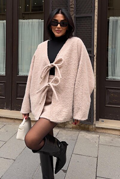 Lijuri Crushed Suit with Tie Front and Skirt 10293 R10-D-K1