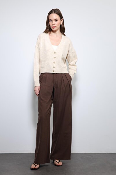 Antioch Stone Wool Blend Cardigan