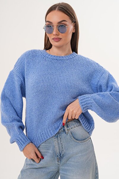 ŞİMAL Women's Crew Neck Knitwear Knitted Sweater 255449 -