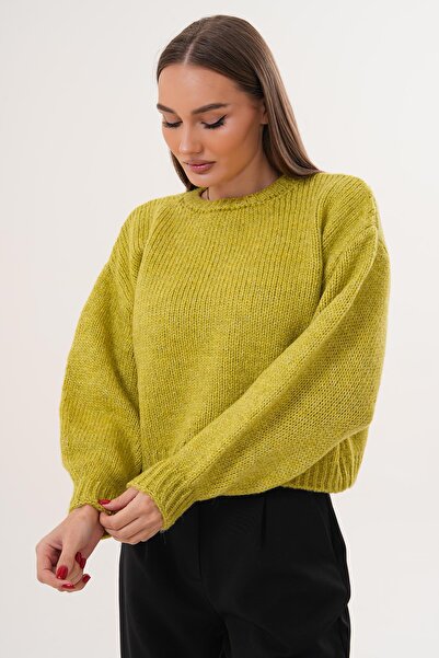 ŞİMAL Women's Crew Neck Knitwear Knitted Sweater 255449 -