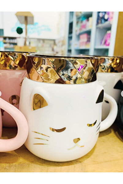Mihristore Cat Mug Cup Gift Mug Cup with Lid