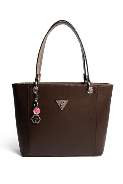 Silver Polo Silver & Polo Sp1176 Women's Shoulder Bag Plain Brown-Mink