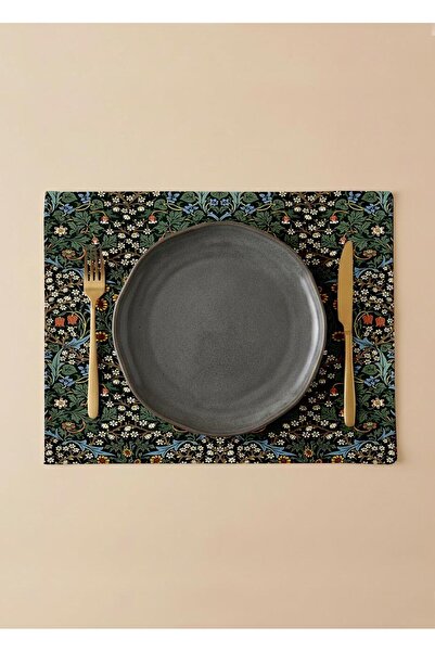 Markaev Night Flowers Cotton 6-Piece American Dinner Set