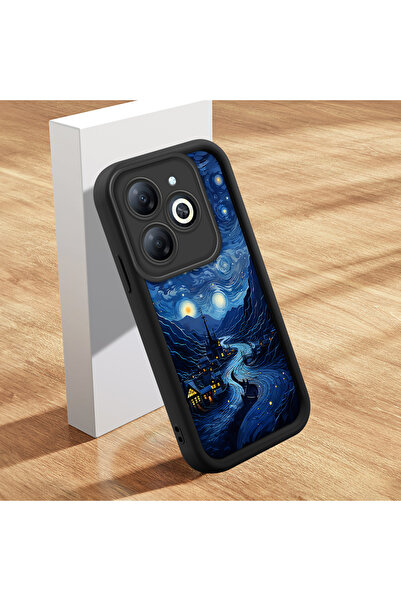 Hontinga حافظة هاتف من السيليكون الناعم المتوافقة مع هاتف Tecno Spark Go 2024...