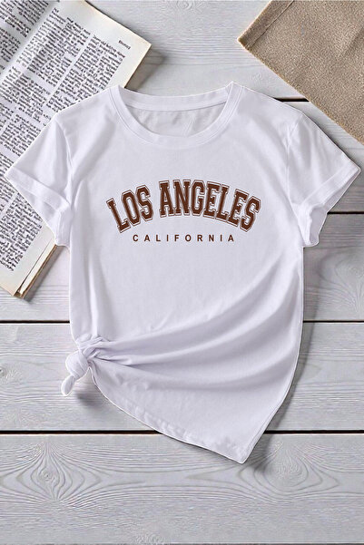 trendypassion Μπλουζάκι Unisex με σχέδιο Λος Άντζελες Καλιφόρνια με τύπωμα