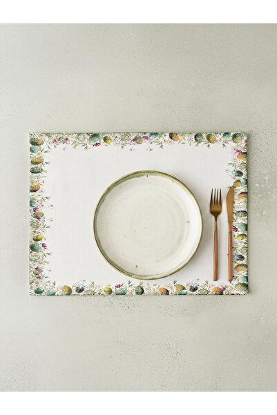 Markaev Easter Cotton 4-Piece American Dinner Set