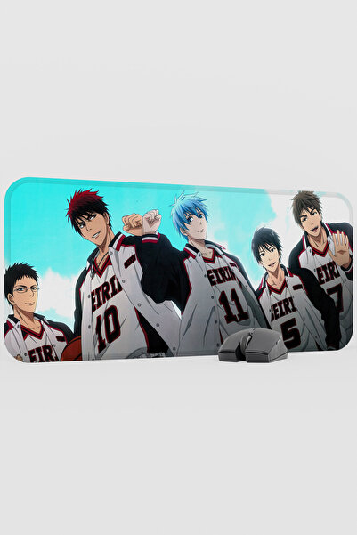 mousepad bastir Kuroko no Basket Anime V4 - 70x30 XL Gaming Mouse Pad cu bază...