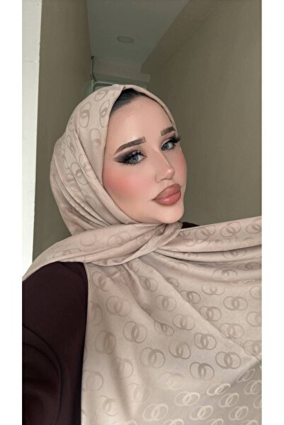 İLGEN TEKSTİL JAKARLI DAMLA DESENLİ ŞAL