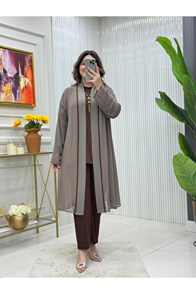 Modam Bella مجموعة ثلاثية مقاس كبير حواف أسطوانية