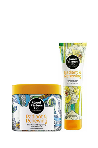 Good Virtues Co. مقشر الجسم بالملح العضوي لتجديد البشرة وتفتيحها 200غرام و لو...