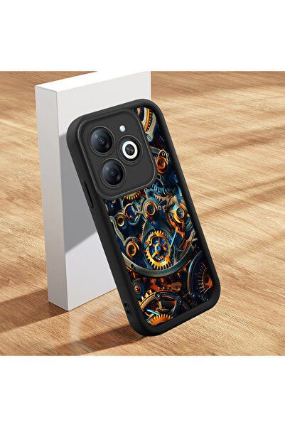 Hontinga حافظة هاتف من السيليكون الناعم المتوافقة مع هاتف Infinix Hot 40i، نم...