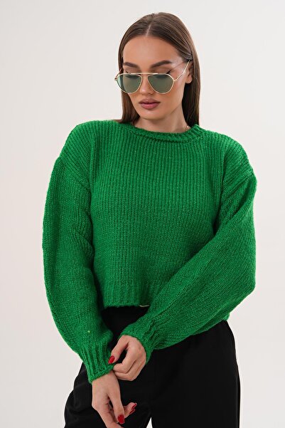 ŞİMAL Women's Crew Neck Knitwear Knitted Sweater 255449 -