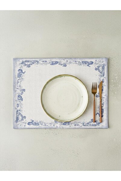 Markaev 6-компонентен комплект за хранене „Приказна гора“ от памук