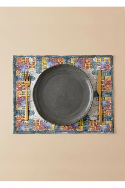 Markaev Winter City Cotton 6-Piece American Dinner Set