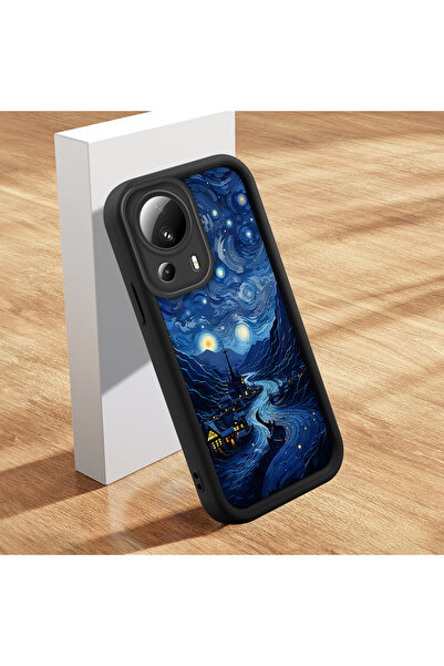 Hontinga حافظة هاتف من السيليكون الناعم متوافقة مع هاتف Xiaomi Mi 13 Lite، مض...