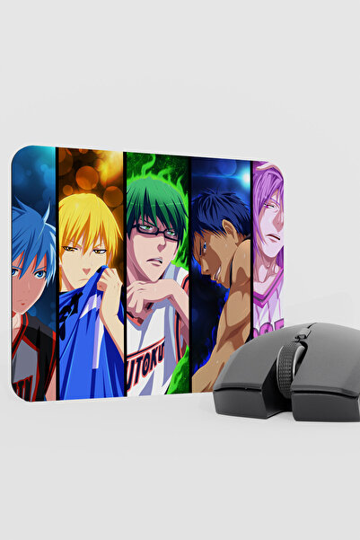mousepad bastir Kuroko no Basket Anime V3 - 22X18 وسادة ماوس مطاطية للألعاب غ...