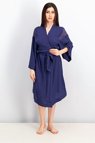 Tchibo Women Dressing Gown, Navy