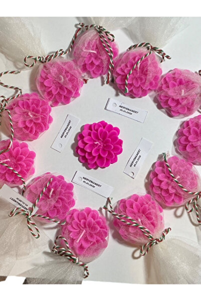 afezba Düğün Nişan Kına Hediyelik Sünnet Günü İçin Tül İçinde Patates Çiçeği(Yazı Yazılır)(1 Adet)