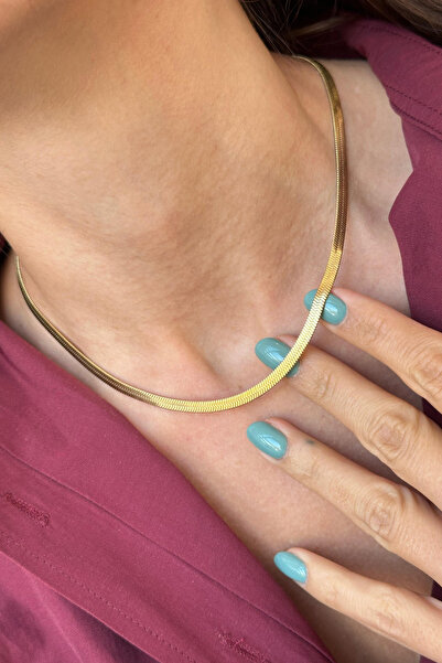 Leo'Stone Premium Series Steel Italian Chain 45 cm Necklace