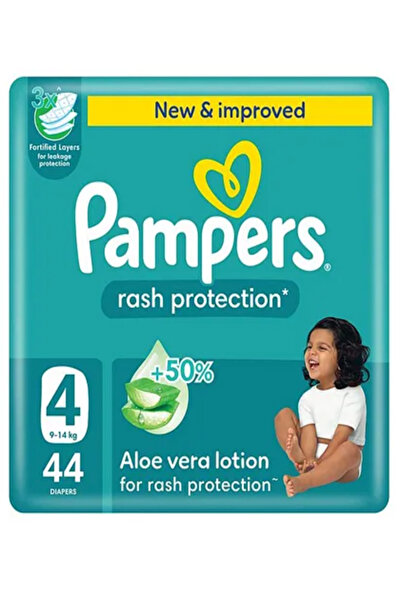 JP حفاضات بامبرز جامبو للأطفال، حماية من الطفح الجلدي (4) 9-14 كجم 44*3 درجة ...