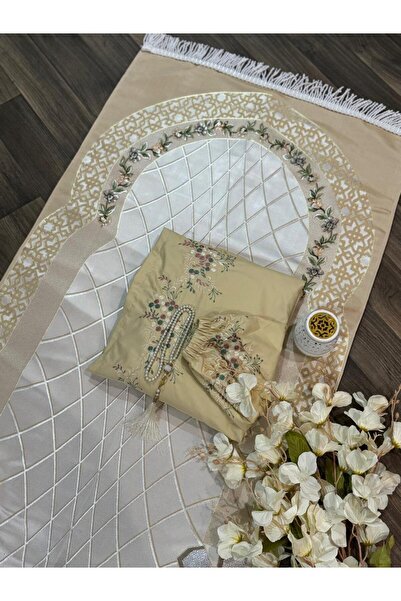 SERENE Unique prayer sets with an Islamic design, including a prayer rug and a prayer mat.