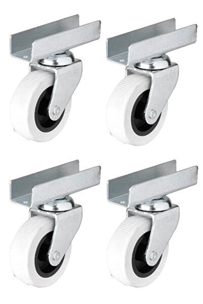 MegaVitrin Hts 323 U Table Swivel Furniture Caster 52 mm Set of 4 - Furniture...